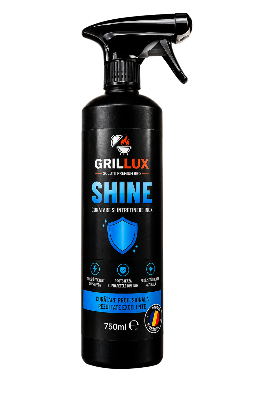 GRILLUX Shine — Curățare și Întreținere Inox 750ml
