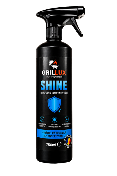 GRILLUX Shine — Curățare și Întreținere Inox 750ml