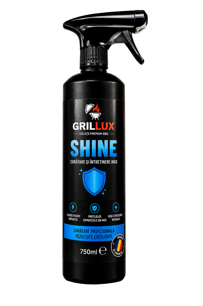 GRILLUX Shine — Curățare și Întreținere Inox 750ml
